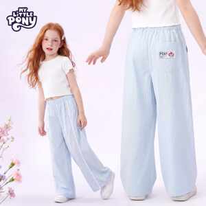 
My Little Pony Girls Casual Pants 2026 Summer New Breathable Outdoor Sports Pants Big Kids Princess Pants