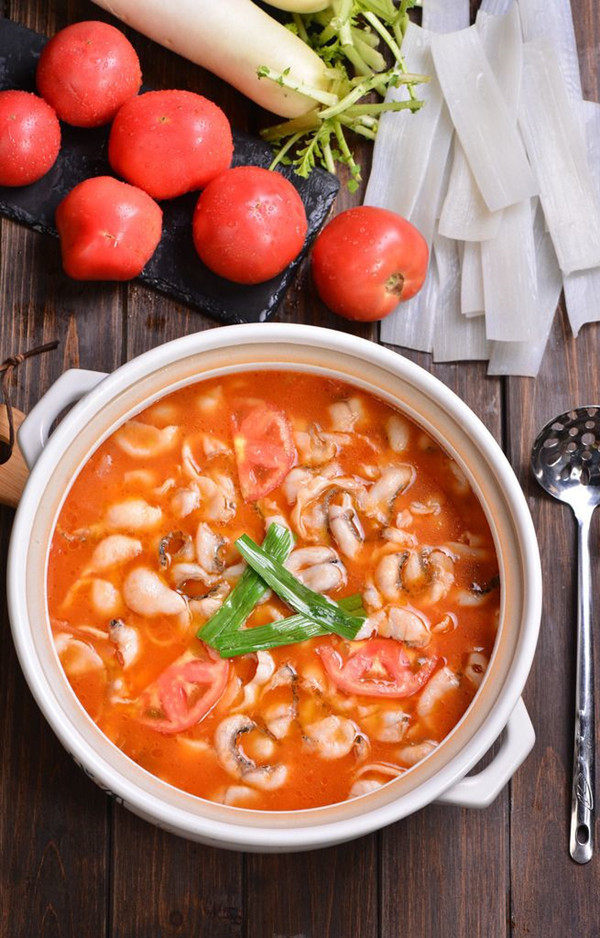 滑爽的番茄鱼完美身材吃出来