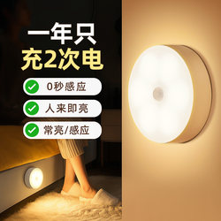 Intelligent Human Body Automatic Sensing Night Light, Magnetic Charging, Large Capacity, Lights up When Someone Gets up at Night, and Turns Off When Someone Leaves