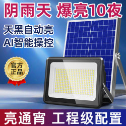 Solar Outdoor Home Garden Light Rural Strong Light Outdoor Waterproof Spotlight 2025 New Led Street Light