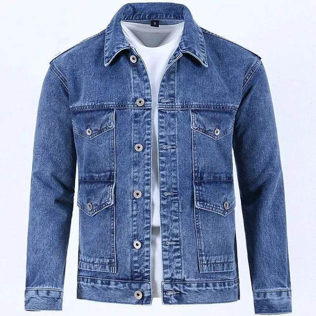 2023 Spring and Autumn New Japanese Denim Jacket Men's Trendy Brand ...