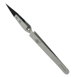 PPD ESD259X Interchangeable anti-static carbon fiber tweezer head ESD anti-static rebound tip clip