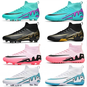 
New football shoes broken nails tf boys 6-8-12 years old youth professional competition training long nails AG natural grass