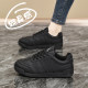 Black sneakers for women spring and autumn waterproof non-slip leather work shoes for a long time without tired feet kitchen shoes large size 41-43
