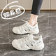 Ugly cute hiking shoes for women 2025 spring new outdoor sports shoes 34 small size light hiking shoes casual running shoes