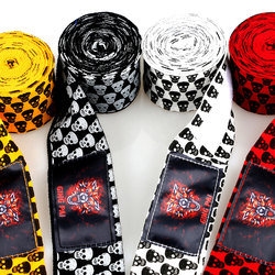 Pure Cotton Boxing Bandage, Sanda Hand Wrap, Punching Bag Hand Protector, Muay Thai Hand Wrap, Fighting Gloves with Straps 3.5m