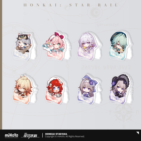 [Mihayou/Benghuai: Star Dome Railway] The Medal Series Acrylic Clips of Unknown Guest miHoYo
