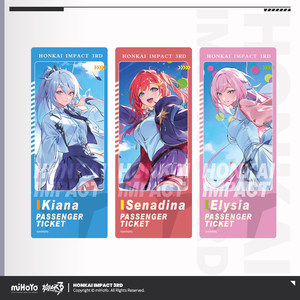 
[Mihayou/Benghuai 3] Autumn Celebration Series Laser Collection Tickets Kiana Alixia miHoYo