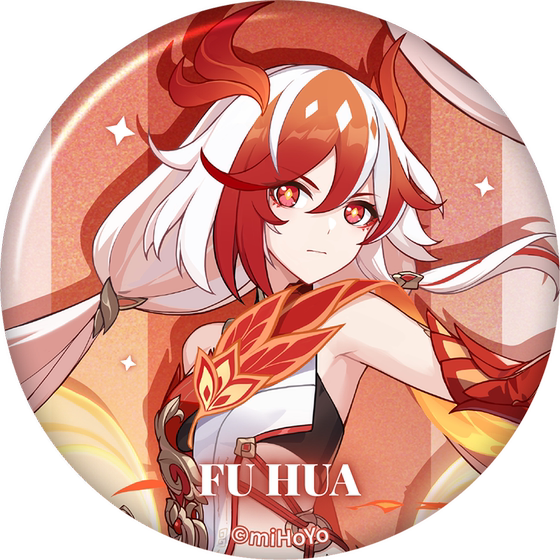 [Mihayou/Benghuai 3] The vertical painting series tinplate badges Xierfu Huagrace miHoYo