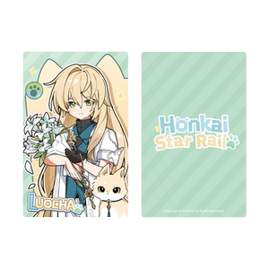 [Mihayou/Black: Star Dome Railway] Little Board Cat Cat Series Laser Collection Ticket Mihoyo
