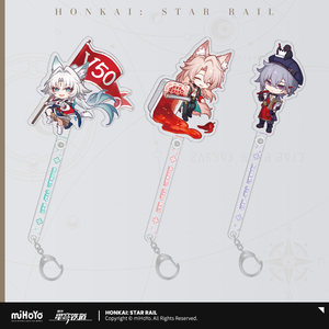 
[MiHoYo/Honkai: Star Dome Railway] Enjoy the delicious food series Q version standing-painted acrylic photo stick
