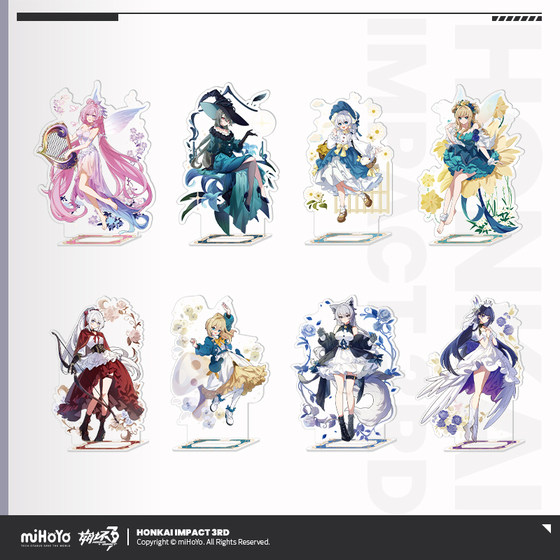 [Mihayou/Benghuai 3] Fanglin Mengya series acrylic stand-alone card Alixia Delisa miHoYo