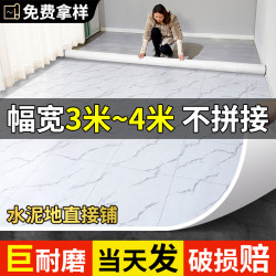 3m Wide Floor Mat, Thickened, Wear-Resistant, Waterproof, Non-Slip, Suitable for Home Use, Can Be Directly Laid on Cement Floors, Large Size 4m Plastic Floor Mat
