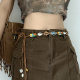 Belt women's decoration versatile dress niche waist rope trendy ethnic style versatile design sense fashionable thin belt