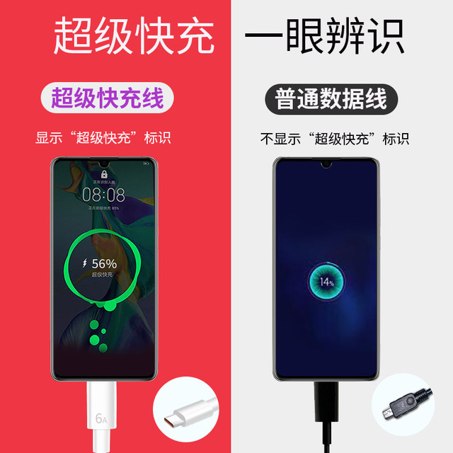 Mobile phone charging cable data cable 66w charger suitable for Huawei ...