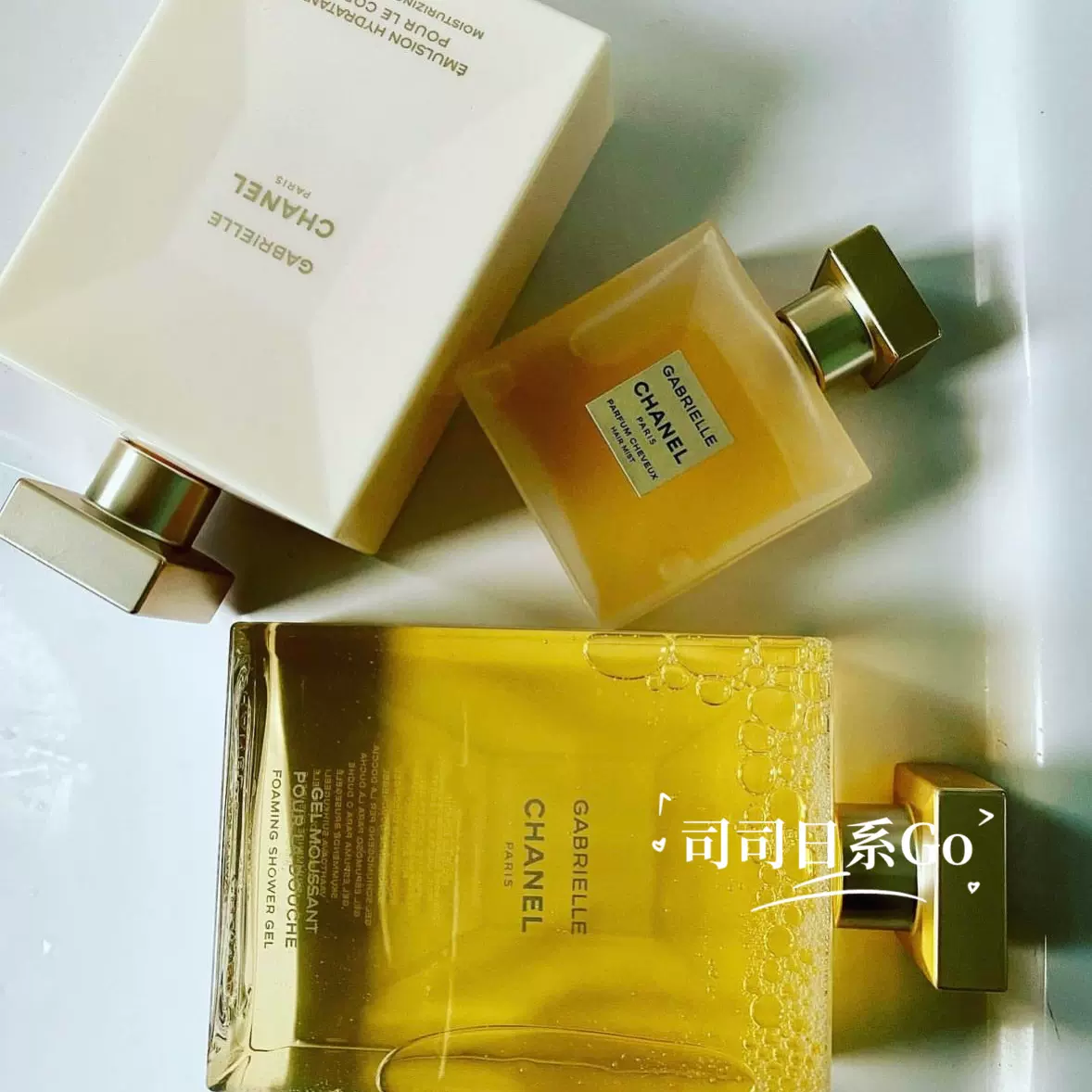 现货日本chanel 香奈儿 嘉伯丽尔香水沐浴露 滋润香氛身体乳200ml