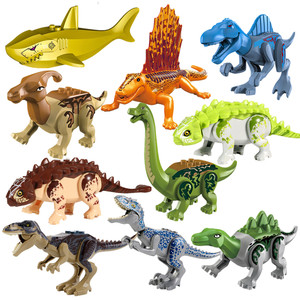 
Assembled Lego Dinosaur Puzzle Jurassic Building Blocks Ankylosaurus Mosaurus Tyrannosaurus Tyrannosaurus World Park Men's Toys