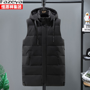 
Hengyuanxiang Group Color Sheep Vest Men's Jacket Korean Student Warm Vest Sleeveless Vest Mid-length Down Cotton