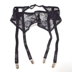 
European and American duckbill buckle stocking clips, full lace metal buckles, four-hook garters, stockings fixed with extra large size, adjustable