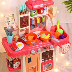 Kitchen Toys, Simulated Cooking Utensils, Cooking Set for 5-8 Year Old Children, 2025 New Release, Pretend Play, Birthday Gift for Girls