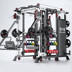 Smith Machine Gantry Home Fitness Equipment Squat Rack Multi-Functional Commercial All-In-One Strength Comprehensive Trainer