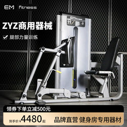 Complete Set of Gym Equipment for Leg Muscle Training, Inner and Outer Thigh, Hip Abduction, Seated Leg Extension and Flexion Trainer