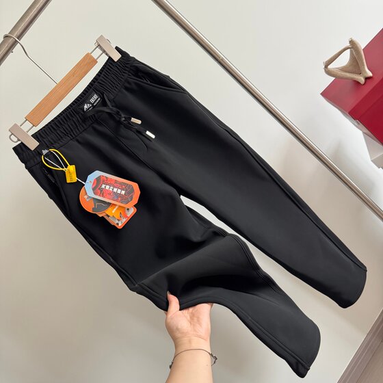 
Graphene matrix thermal conductivity + water repellent! Autumn and winter outdoor sports plus velvet warm straight trousers for men and women