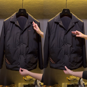 
Men's light luxury and high-end outdoor business casual cotton clothing winter new fashion versatile lapel jacket trend