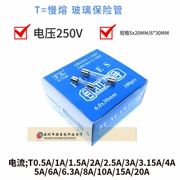 Lò vi sóng trễ thổi chậm ống cầu chì thổi chậm 5x20/6*30mmT1/2A3.15A/5A/8A/10A15A