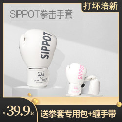 Boxing Gloves for Adults, Men and Women, Professional Training Sandbag, Sanda Fighting, Muay Thai Fighting, Home Fitness Gloves Set