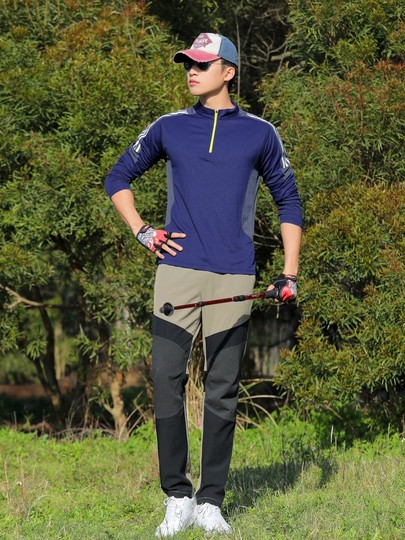 Northshengwolf Men's Hiking Suit - Quick-Dry Long Sleeve & Pants