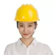 Mũ bảo hiểm công trường xây dựng ABS cường độ cao dày hình chữ V thoáng khí bảo hộ lao động chống va đập Mũ bảo hiểm an toàn xây dựng miễn phí in