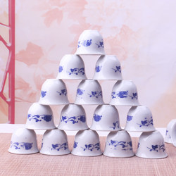 Liquor Cup, White Wine Cup, Jingdezhen Ceramic Retro Small Wine Cup, Sacrificial Wine Cup, Dance Ceremony Cup, Buddhist Temple Offering Cup