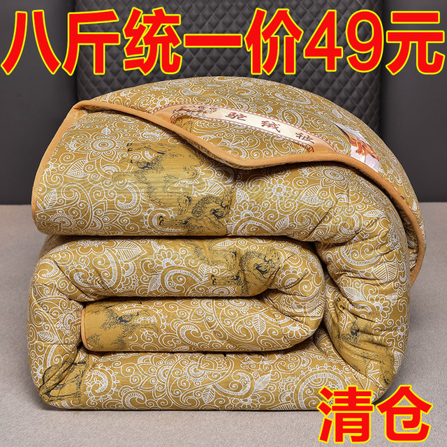Special offer camel wool quilt with thick core in winter quilt single and double warm camel velvet quilt spring and autumn air conditioning dormitory mattress