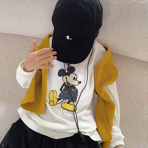 
Linlin Ma children's clothing children's long-sleeved T-shirt spring and autumn 2026 boys' bottoming shirt autumn male baby small, medium and large children autumn clothing
