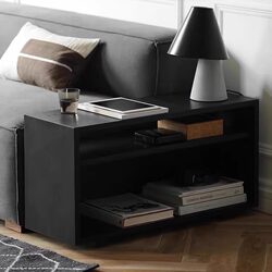 Sofa Side Cabinet, Modern Simple Solid Wood Side Cabinet, Magazine and Book Storage Cabinet, Oak Tea Cabinet Side Cabinet, Side Table