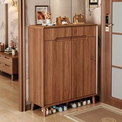 New Chinese-Style Shoe Cabinet for Home Entrance, Indoor Storage, Entryway Cabinet, Integrated Large-Capacity Multi-Layer Side Cabinet, Storage Cabinet