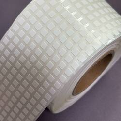 Waterproof Self-Adhesive Label Paper 4*4mm Square Qr Code Synthetic Paper Small Label Clear Printing Paper