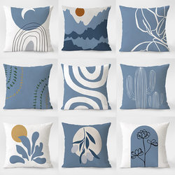 Nordic Light Luxury Geometric Cushion for Sofa, Living Room, Waist Support, Backrest, Pillowcase, Office, Car, Model Room, Bay Window