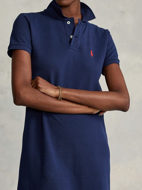 Ralph Lauren/Ralph Lauren Women's Classic Mesh Polo Dress RL21419