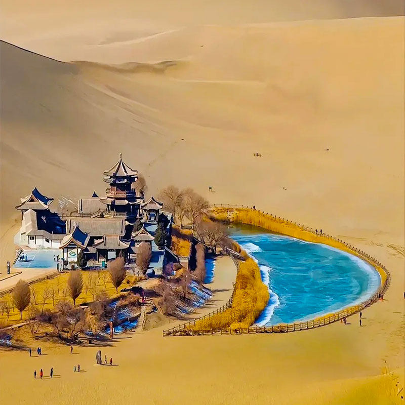 8人小团纯玩 青甘大环线青海旅游6天5晚拼车敦煌西北大环线跟团游