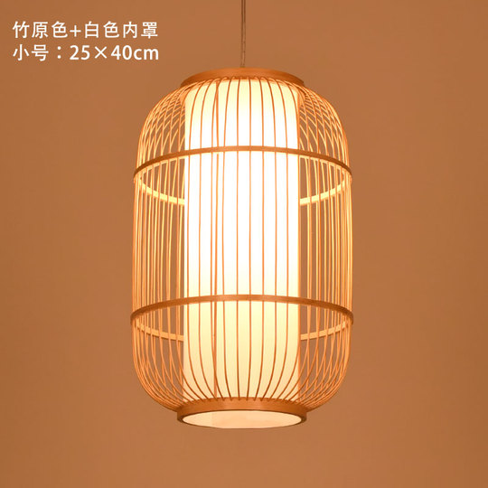 新しい中華風竹製シャンデリア - 木製ランタン照明