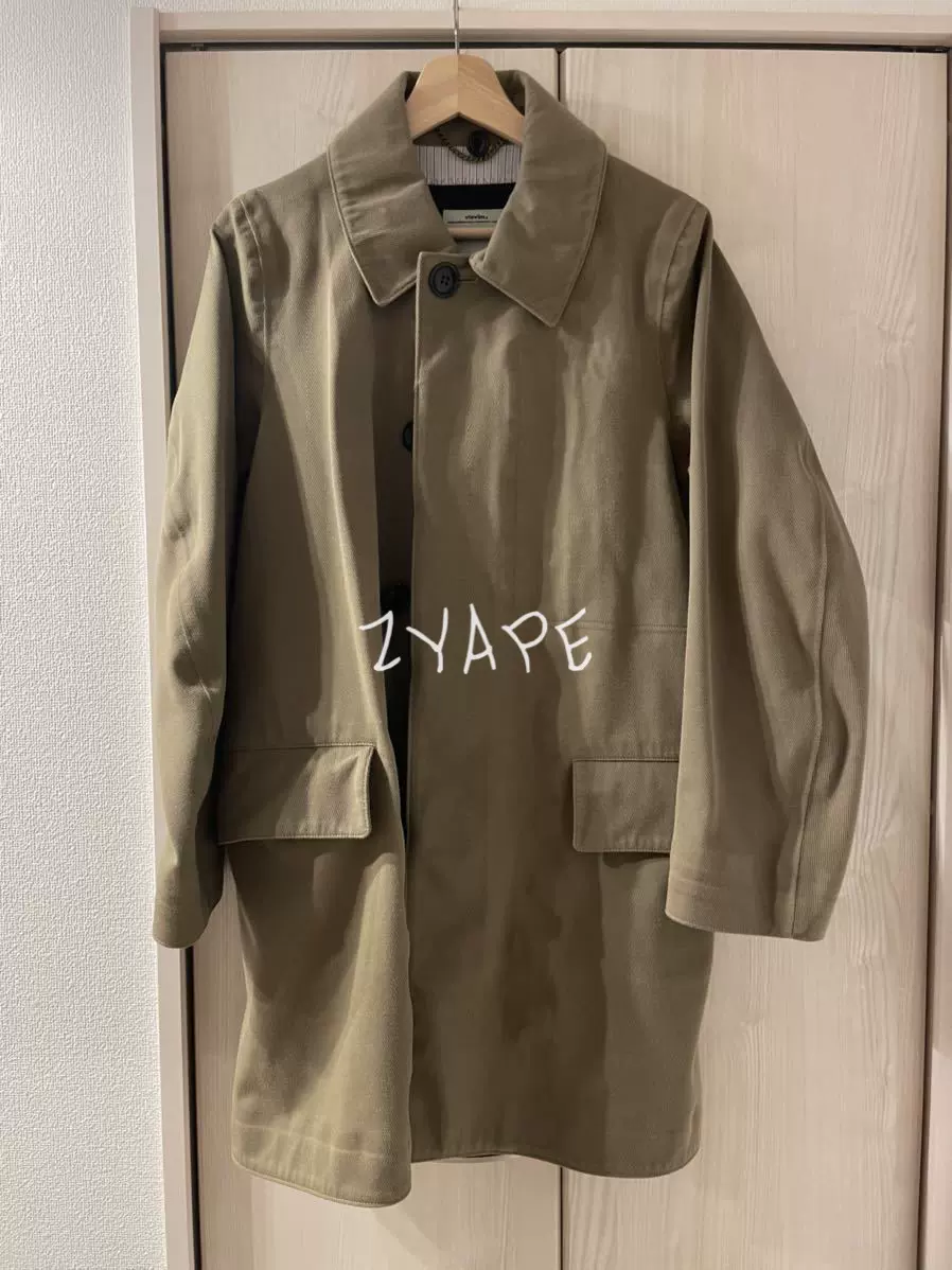VISVIM FRANK SOUTIEN COAT 3L GORE- TEX 日系休闲大衣外套
