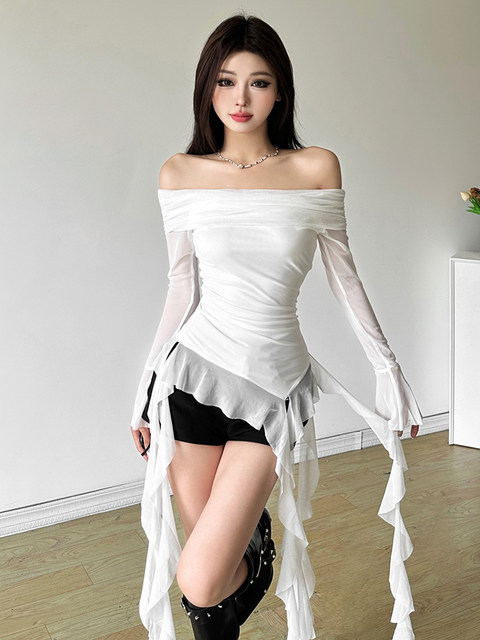 Lace Pure Desire Sexy Knitted T-Shirt main image 1