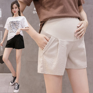 
Maternity pants summer wide-leg pants threadbare shorts wear casual pants small home maternity leggings