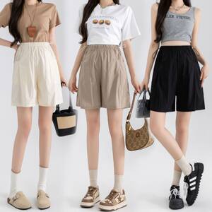 
Maternity shorts for summer thin style for pregnant women Yamamoto pants drawstring casual five-point pants bottomed wide-leg summer clothing