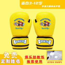 Thickened and Breathable Professional Children's Boxing Gloves Paw Patrol Children's Boxing Gloves for Boys and Girls Fighting and Sparring Gloves