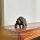 Bored, raise a small turtle that only prolongs life, a handmade ornament gift for turtle raw ornament purple clay tea pet