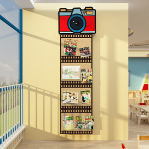 
Felt wall sticker kindergarten Huanchuang theme finished camera roll cultural decorative board management class image