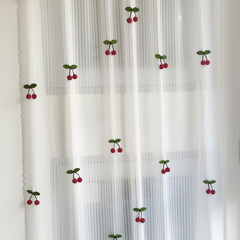 
Cute Cherry Brooch Fur Ball DIY Curtain Decoration